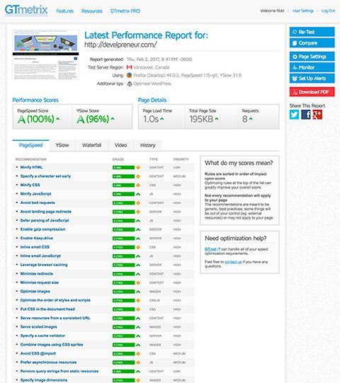 gtmetric Evaluate results