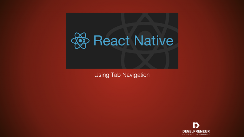 Tab Navigation in React-Native