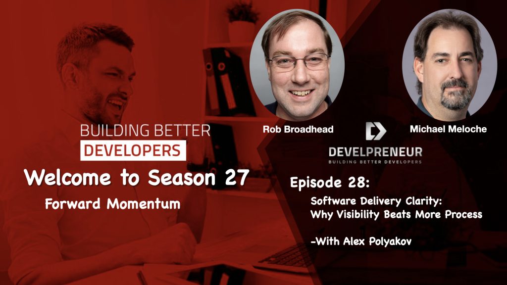DP985_S27E28 Alex Polyakov pt 1 Software Delivery Clarity- Why Visibility Beats More Process