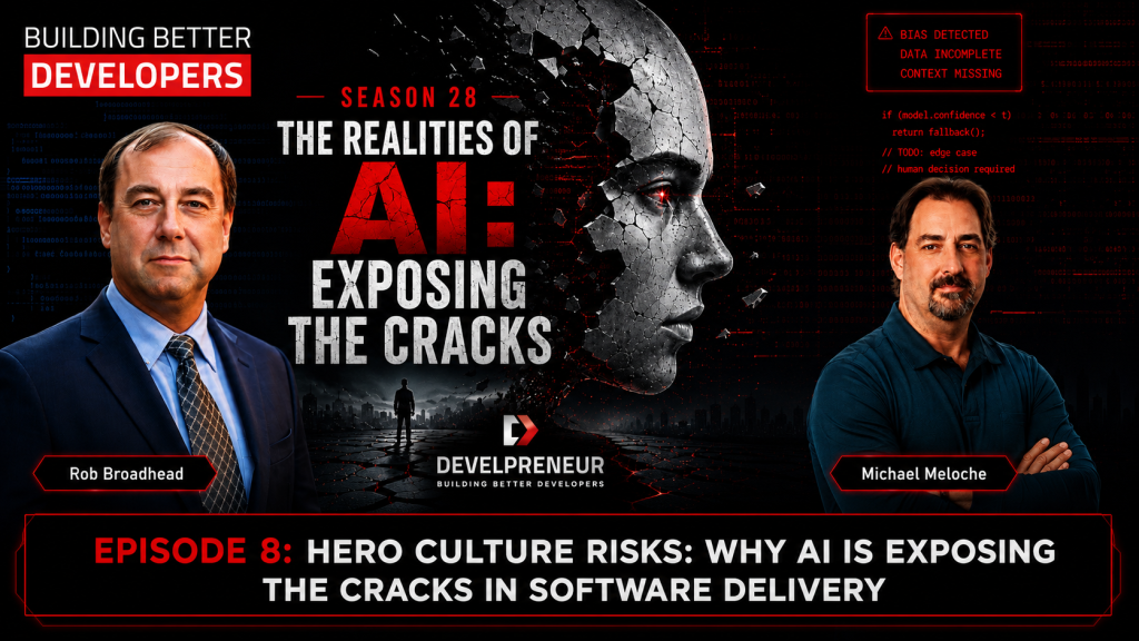 DP1003_S28E08 Dave Borzillo pt1 Hero Culture Risks- Why AI Is Exposing the Cracks in Software Delivery