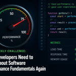 Why Developers Need to Care About Software Performance Fundamentals Again