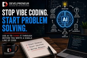 Stop Vibe Coding and Start Problem Solving: This Week’s AI Challenge