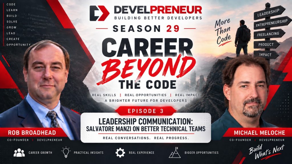 DP1043_S29E03 pt1 Salvatore Manzi Leadership Communication- Salvatore Manzi on Better Technical Teams
