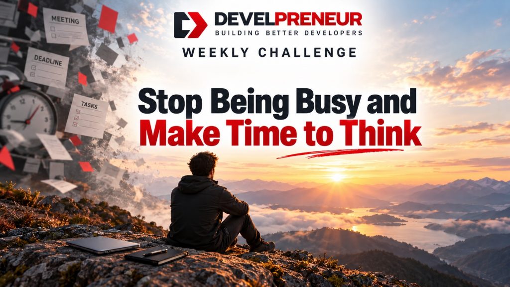 DP1060_S29B07 Weekly Challenge- Stop Being Busy and Make Time to Think